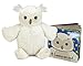 Jellycat Book and Stuffed Animal Gift Set, If I were an Owl Board Book and Woodland Cream Owl