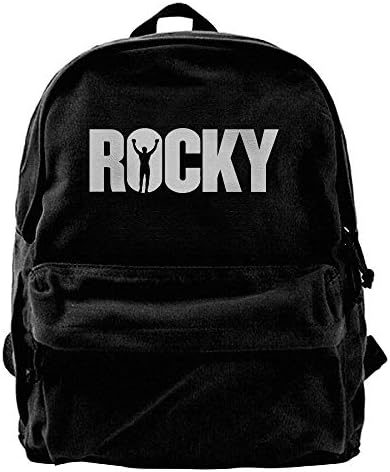 Bandy 1976 Sports Boxing Action Movie Classic Rocky Balboa Canvas Double Shoulder Bag Computer Backpacks