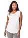 Alternative Women's Cap Sleeve Satin Jersey Crew T-Shirt, White, Small