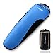 FARLAND adult Sleeping Bag lightweight Portable Waterproof Mummy envelope Bag Perfect for 0 degree Traveling, Camping, Hiking,Outdoor Activities (Dark Blue & Black / Right Zip, Mummy)