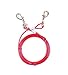 Katzco Dog Leash - Heavy-Duty Tie-Out Chain Cable - 20 Feet Long - For Dogs Up To 60lbs - Dog House, Dog Training, Pet Supplies, Accessories - By