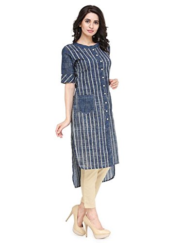 indibelle shirt style printed cotton kurta