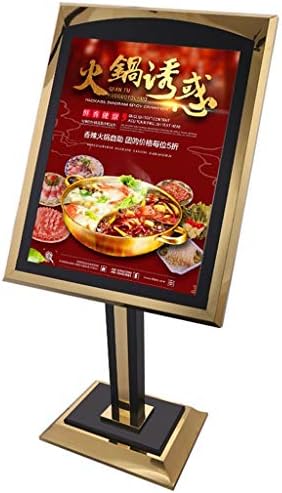 ZKKWLL Display stand Floor display rack European hotel door lobby water board welcome card vertical guide guide sign Advertising sign stand