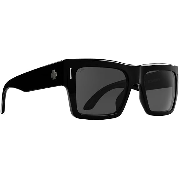 Spy Optic Cooper Sunglasses Gloss Black with Happy Gray Polarized