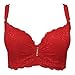 PanDaDa Womens Thick Cup Push up Bra Deep V Massage Concentrated Adjustable Bra
