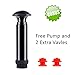 Fermentation Lids, Fermentation Weights (6 Wide Mouth Lids + Pump)