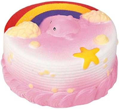 Valentine's Day ❤️ New Stress Relief Squeeze Toy Neartime Sea Cake Cream Toy Squishy Slow Rising Decompression Toys (11cm×11cm×6.5cm, Pink)