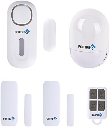New Fortress Security Safeguard: DIY Wireless All-In-One Personal Security Alarm System with Remote for Easy Control- Personal Home and Business Security