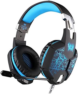 Funny Utopic EACH G1100 Headset Vibration Function Professional Gaming Headphone Games Headset with Mic Stereo Bass Breathing LED Light for PC Gamer Computer Headset