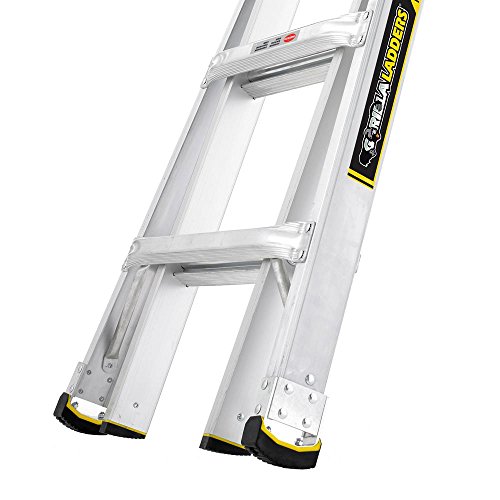 Gorilla Ladders 22 ft. MPX Aluminum Telescoping MultiPosition Ladder with 375 lbs. Load