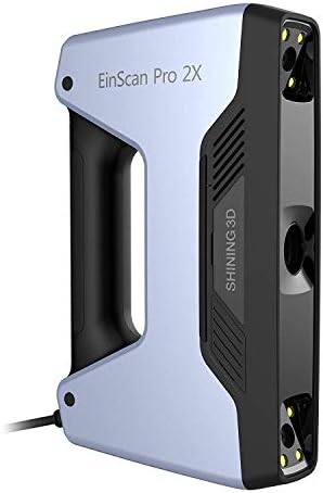 2019 Vesion EinScan Pro 2X Multi-Functional Handheld 3D Scanner,Versatile/Align Scan Modes,0.04 mm Accuracy,Rapid/Fixed Scan Mode,10fps to 30fps Scan Speed,0.5 to 0.2mm Resolution,Built-in USB Cable