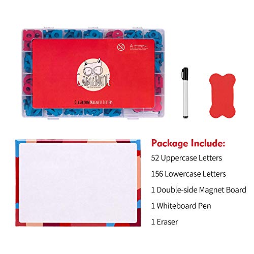 6 Gamenote+Classroom+Magnetic+Letters+Double+Side