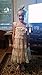 CVERRE lace Flower Rustic Burlap Girl Baby Country Wedding Flower Dress Champagne (CH, M)
