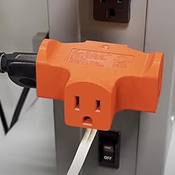 ELEGRP 3-Prong Heavy Duty Power Extender to Triple