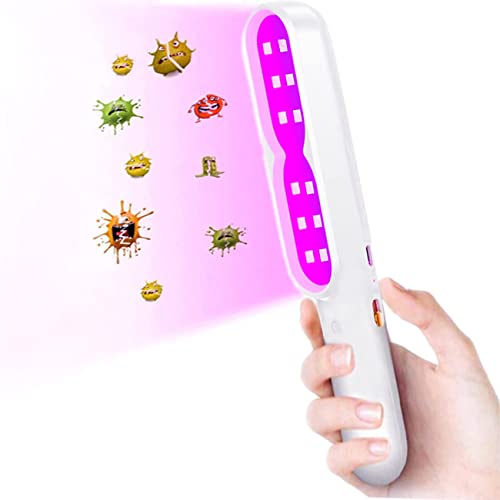 UV Light Sanitizer, Portable UVC Ultraviolet Light Sanitizer Wand, UV Light Cleaner for