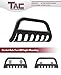 TAC Bull Bar Fit 2006-2014 Honda Ridgeline Pickup Truck / 2003-2008 Honda Pilot SUV 3” Black Front Bumper Grille Guard Brush Guard