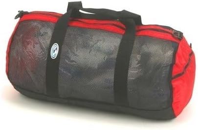 Stahlsac Mesh Duffel Bag - 26" with Red Trim