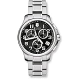 Victorinox Swiss Army Men’s SWISSA-241453 Officer’s Stainless Steel Watch, Watch Central