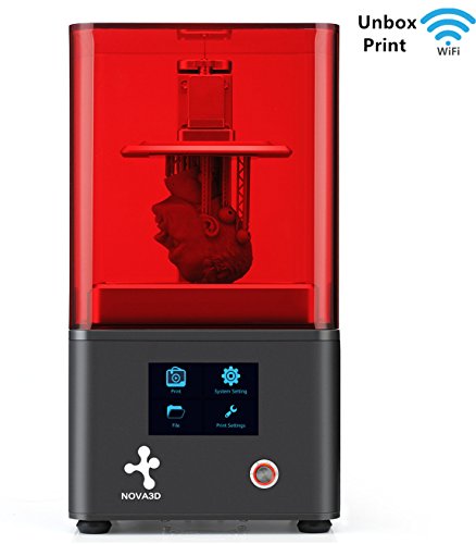 NOVA3D Bene2 UV LCD Resin 3D Printer 3.5 inches Smart Touch Color Screen 4.72"(L) x 2.56"(W) x 5.12"(H) Off-line Print Directly from USB Card