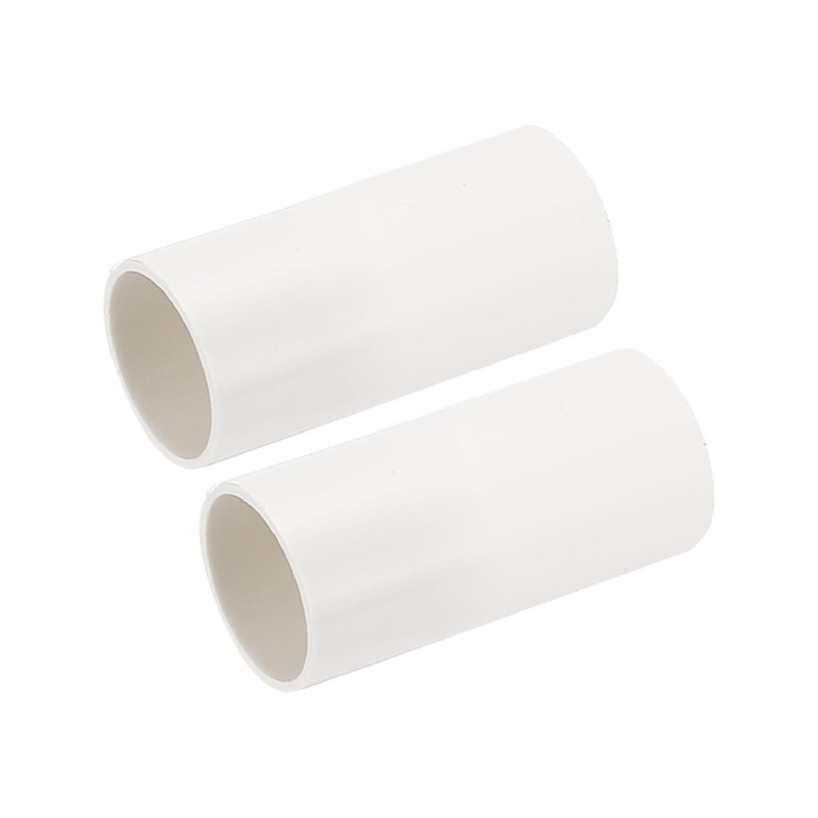 PATIKIL 1.6" Inch Round Ventilation Duct, 4" Inch Long Plastic Pipe Replacement Supply Heating Cooling Ventilation AC System, 2 Pcs