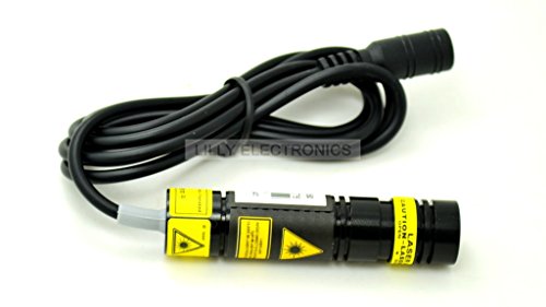Focusable 780nm 100mw Ir Infrared Diode Laser Dot Module 16x68mm 5vdc W/us-plug Adapter and Heatsink