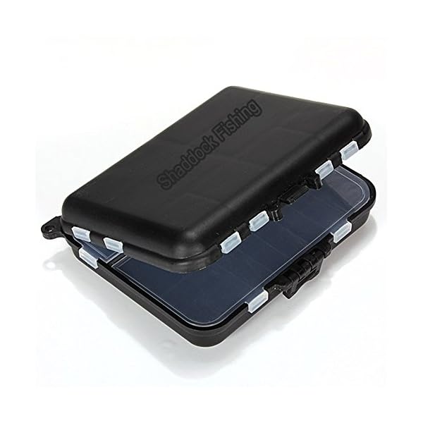 Shaddock-Fishing-1pcs-Plastic-Portable-Fishing-Accessories-Case-Box-472X394X138-inch-26-Individual-Compartments-Hasp-Fishing-Tackle-Storage-Box-for-Lures-Hooks