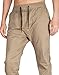 ITALY MORN Men's Chino Jogger Sweatpants Casual Pants L Khaki
