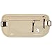 VENTURE 4TH Travel Money Belt - Slim Passport Holder RFID Blocking Travel Pouch to Protect Cash, Credit Cards and Travel Documents (Beige)