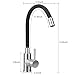 HOMEIDEAS Faucet Connector Braided Stainless Steel Supply Hose 3/8