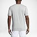 NIKE Men's Dri-FIT Cotton 2.0 Tee, Dark Grey Heather/Dark Grey Heather/Black, X-Large