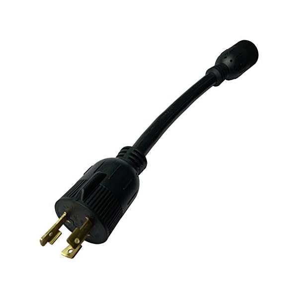 Parkworld-885149-Adapter-Cord-30-AMP-Twist-lock-L6-30-Plug-Male-to-locking-20-Amp-L6-20-Receptacle-Female Parkworld-885149-Adapter-Cord-30-AMP-Twist-lock-L6-30-Plug-Male-to-locking-20-Amp-L6-20-Receptacle-Female