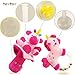teytoy 2pcs Soft Baby Rattles, Pink Horse & Angel Pig Baby Girl Toy 3 6 9 12 Month Baby Shower