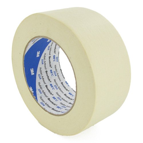 Scotch 3M 6 Rolls, Highest Quality 3M Scotch Branded Masking Tape 50mm (2") Wide X 50m Long
