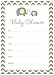 24 Cnt Yellow Elephant Baby Shower Fill-in Invitations