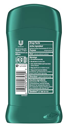 DEGREE MEN ANTI-PERSPIRANT DEODORANT INVISIBLE STICK EXTREME BLAST – 2.7 OZ, SINGLE