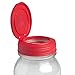 reCAP Mason Jars Lid FLIP Caps, Regular Mouth, Red