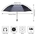 Fidus Inverted Reverse Sun&Rain Car Umbrella Large Windproof Travel UV Umbrella for Women Men - Auto Open Close(Sunflower-2)