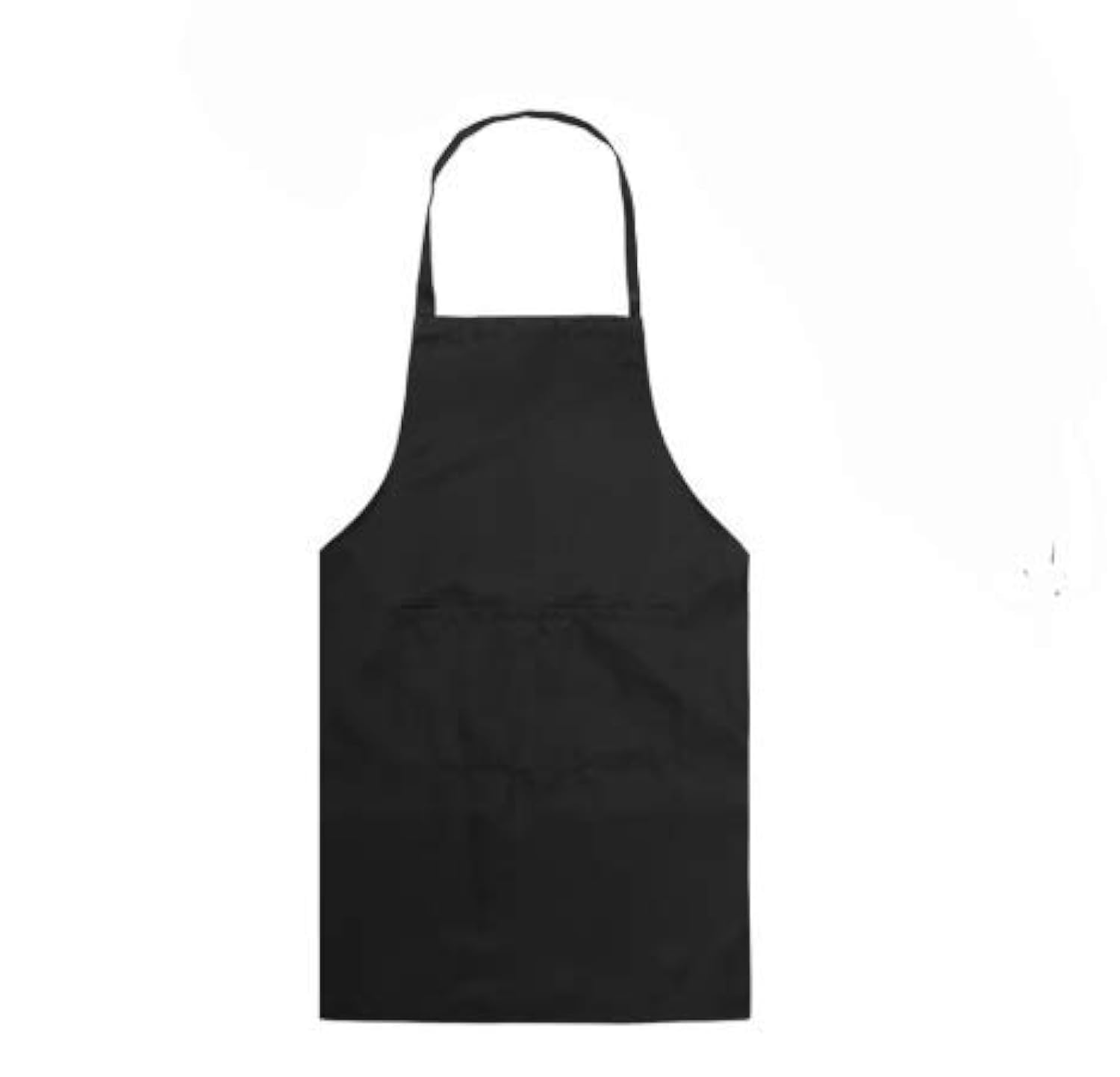 Bonnin Kids Plain Apron with Front Pocket for Drawing, Painting, Baking, Cooking Party Favors. (Black) — image 1
