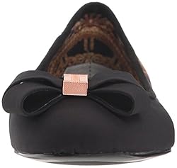 Ted Baker Women's IMMET Ballet Flat, Black, 5.5 M US