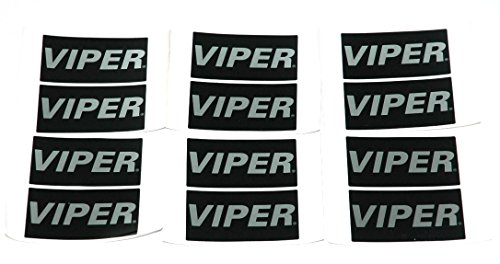Viper Security Decals 6 Pairs - 12 Total Decals