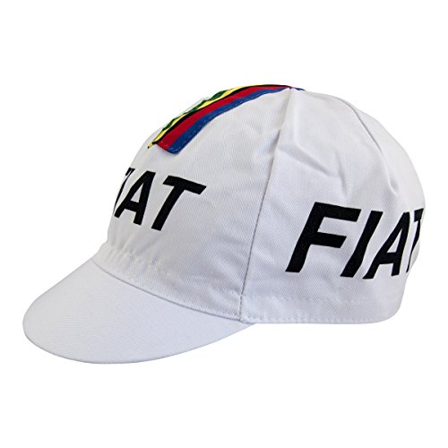 Eddy Merckx Fiat World Champion Cycling Cap - White