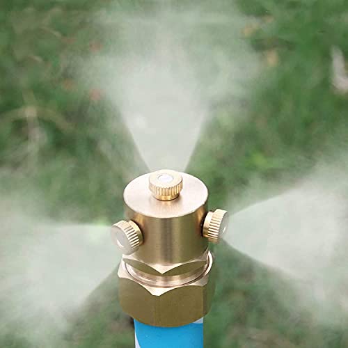 KootesDay Misting System, Upgrade Three Nozzles Mister System Flexible