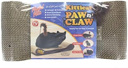 PMS KITTY SCRATCH BOARD WITH TOY INC.CATNIP S/WRAP W/INSERT