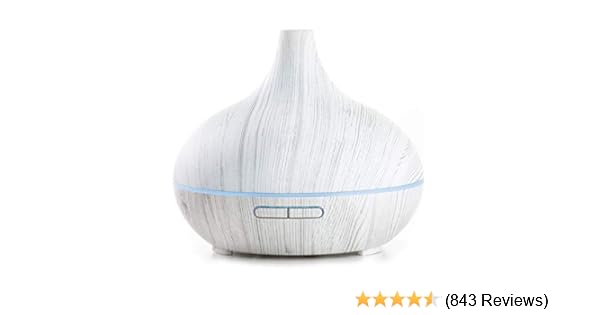 Jaysis Air Aroma Essential Oil Diffuser Led Ultrasonic Aroma Aromatherapy Humidifier Die Cut Embellishments Home Kitchen