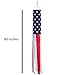 G Ganen 40-inch American Flag Windsock (3.3 Feet). Stars and Stripes Windsocks - Includes Hanging Clip.