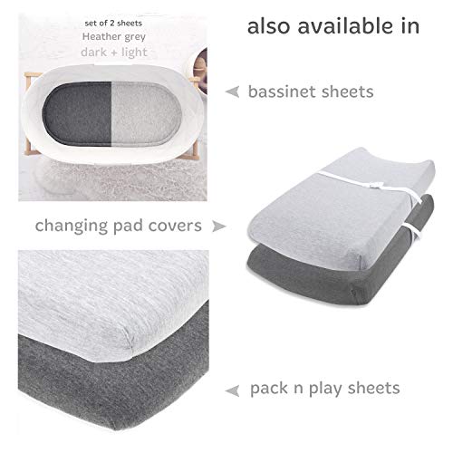 image for Cuddly Cubs Baby Crib Mattress Sheets Set | 2 Pack Crib Fitted Sheet f