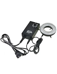 AmScope led 64 zk Microscopio   Anillo de luz con adaptador