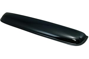 TLAPS 7422445517500 43 Inch / 1100 mm Universal Dark Smoke Sunroof Visor Moonroof Wind Deflector Shade Guard