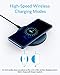 Anker Wireless Charger, 313 Wireless Charger (Pad), Qi-Certified 10W Max for iPhone 12/12 Pro/12 mini/12 Pro Max, SE 2020, 11, AirPods (No AC Adapter, Not Compatible with MagSafe Magnetic Charging)