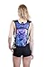SOJOURNER Hydration Pack Backpack - 2L Water Bladder Included for Festivals, Raves, Hiking, Biking, Climbing, Running and More (Galaxy 1)